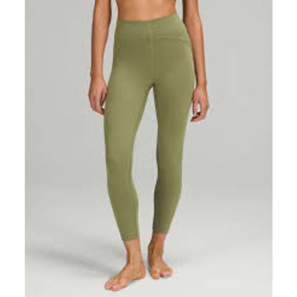 Lululemon InStill High-Rise Tight 25" Bronze Green Size 6 - Picture 1 of 7